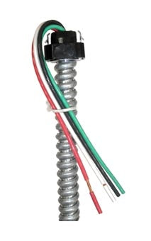 Solid Wire - Polycarbonate Snap-In Fixture Whips