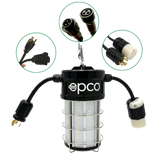 TIGRESS Prefab Temporary LED Light Fixture with Cords