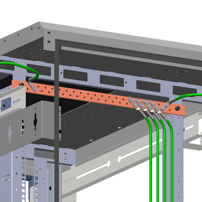 Horizontal Rack Bonding Busbar Kit, SurgGuard