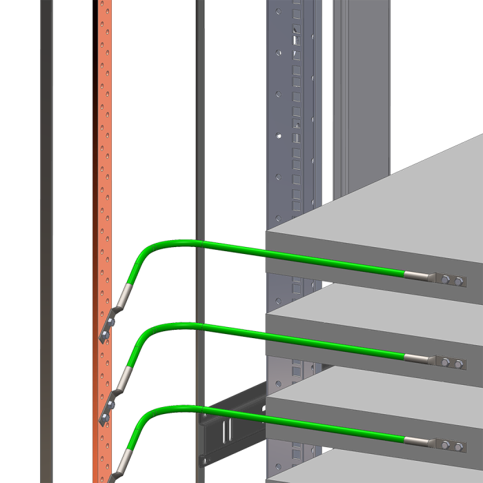 Vertical Rack Bonding Busbar Kit, SurgGuard