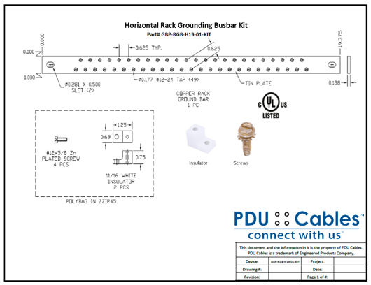 Horizontal Busbar Specifications