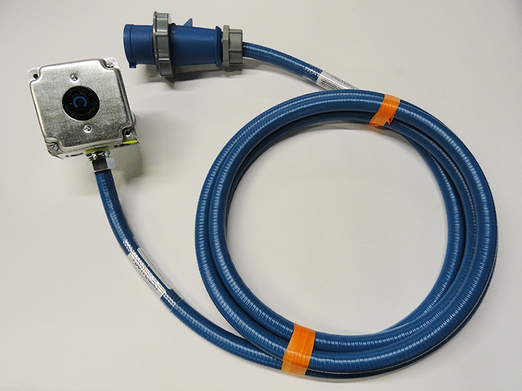 Type LFMC - Blue Conduit with Dual Devices IEC309 and NEMA locking