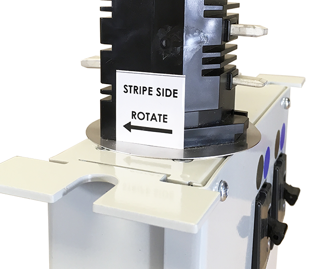 Busway Solutions Tap Off Box Mast Label Close Up